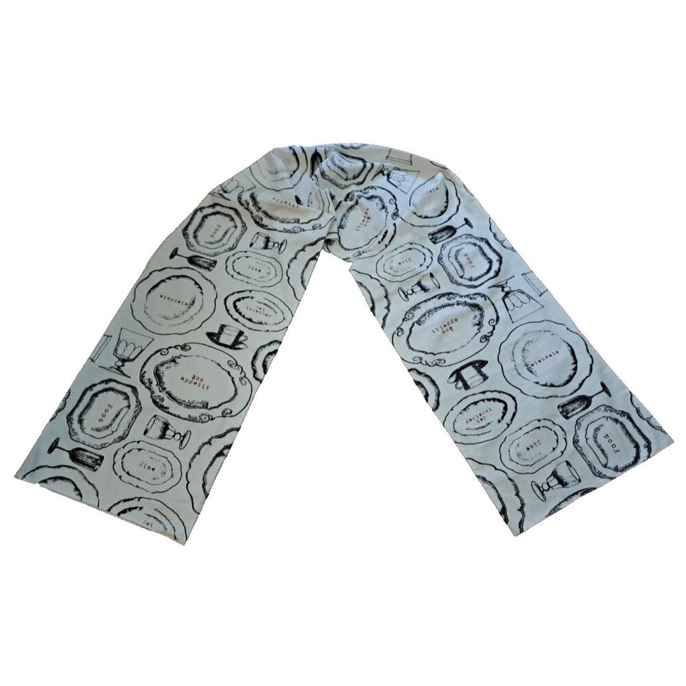 Pottery Barn Get Together Table Runner Bon Appetit Dinner Party XL 18x108